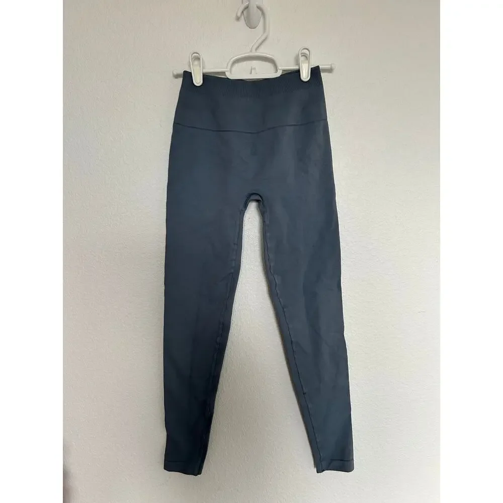 NUX Active Moderate Compression Leggings in Blue Slate - S